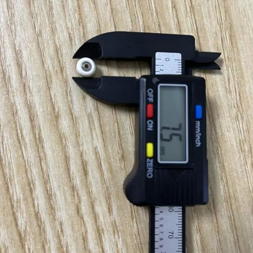 LEEFAI Pro Fingerboard Wheels (Rollen) Urethane Off White Bearing Wheel (Räder) -Outdoor and Indoor Fngerboarding Wheel - Size 7.8 * 4.5mm