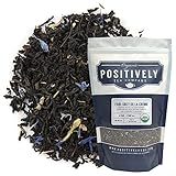 Organic Positively Tea Company, Earl Grey De La Crème Black Tea, Loose Leaf, 16 Ounce