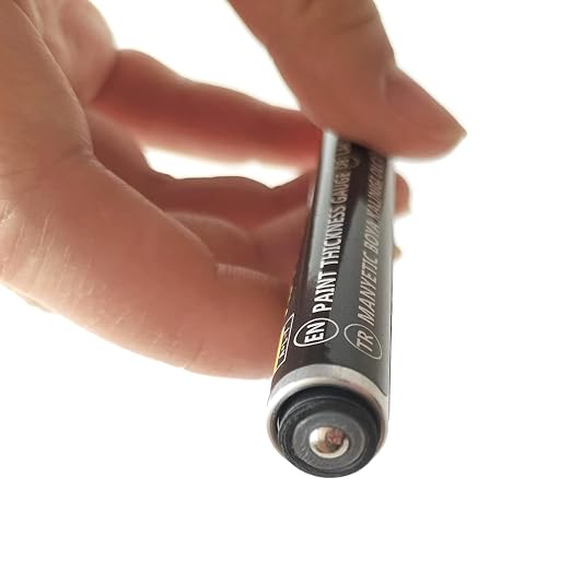 Medidor de espesor de pintura con punta magnética miniatura 6