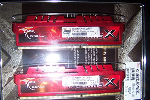G.Skill RipjawsX Series F3-12800CL9Q-16GBXL 16GB (4 x 4GB) 240-pin DDR3 1600MHz (PC3 12800) Desktop Memory Module
