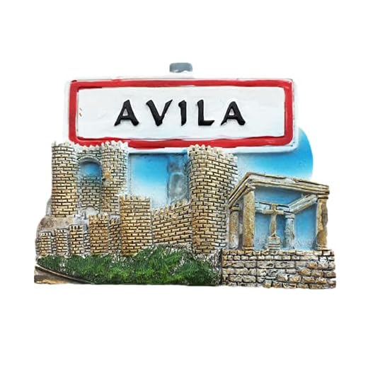 Imán 3D de Avila España para nevera, recuerdo, regalo de resina, colección de pegatinas magnéticas