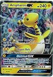 Ampharos GX 43/181 Ultra Rare Pokemon Karte (Team Up) + TitanCards® Toploader