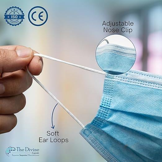 Image of Surgical Mask for Men & Women | Certified by ISO & CE to Protect Mouth Droplets, Dust and Pollution Combo