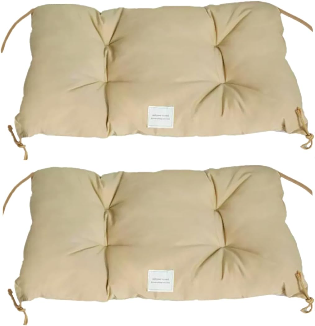 SHENGOCASE 2-Pack Soft Cat Kneading Pillow Cushion Bed with Ties for Cat Dog House Perch Shelf, Cushion Pad Padding for Cage Kennel