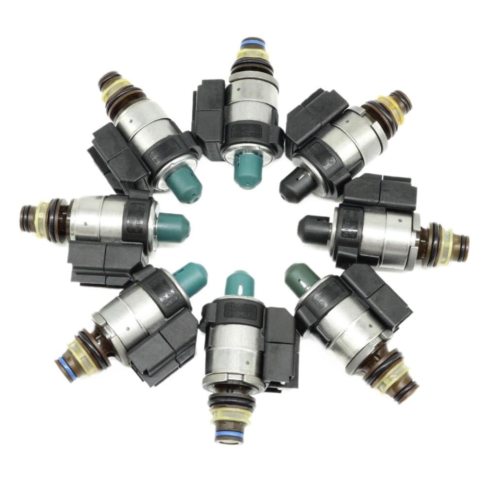 Automatic Transmission Solenoids Set 722.9 Compatible with A Class E Class GL Class ML Class R Class S Class L4 2.2L V6 2.5L 2.6L 3.0L 3.5L V8 4.0L 5.0L