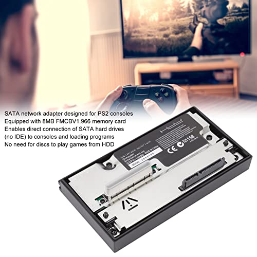 Fecamos Game Hard Disk Adapter, Sata Network Adapter Professional Portable Prevent Interference Plug And Play For Game Console #TOP4