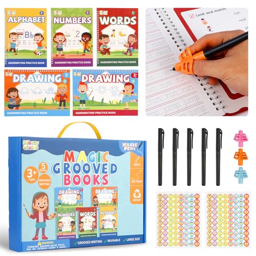 Texas Attorney General Investigates Toothpaste Manufacturers for Allegedly Misleading Marketing to Children 23 Magic Grooved Handwriting Practice Book for Kids Ages 3-8, Reusab...