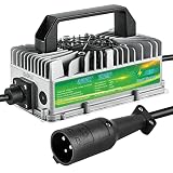 YILEIDE E800W Seris 48V15A Golf cart Battery Charger with 3-pin Round Plug for 48V ClubCar Golf cart
