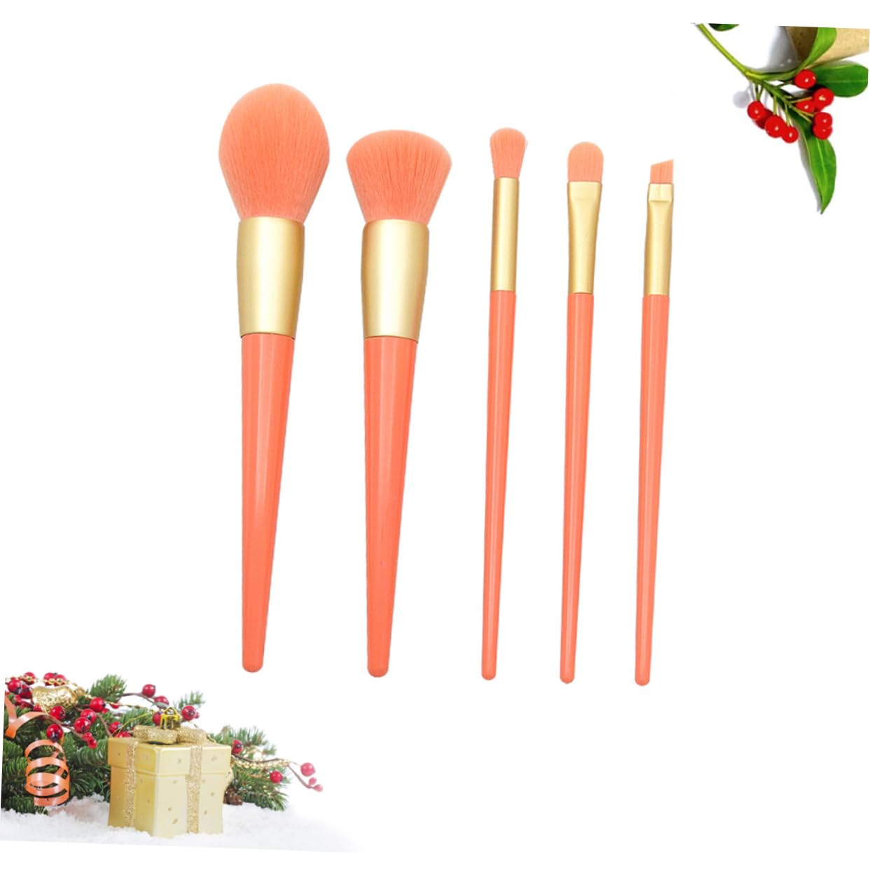 POPETPOP 15stücke Teiliges Tragbares Kosmetik-set Mit Professionellen Make-up-pinseln Zylinderförmige Kunststoffgriffe Für Foundation Blush Und Puder Für Damen Und Make-up-künstler