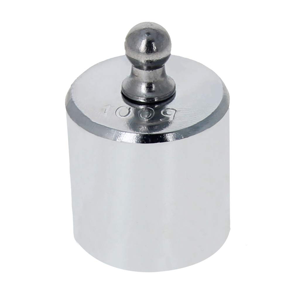 Utoolmart - Juego de pesas de calibración (10 g, 20 g, 50 g, 100 g, 200 g, 500 g, acero cromado de precisión para balanzas de balance digital, 2 unidades)
