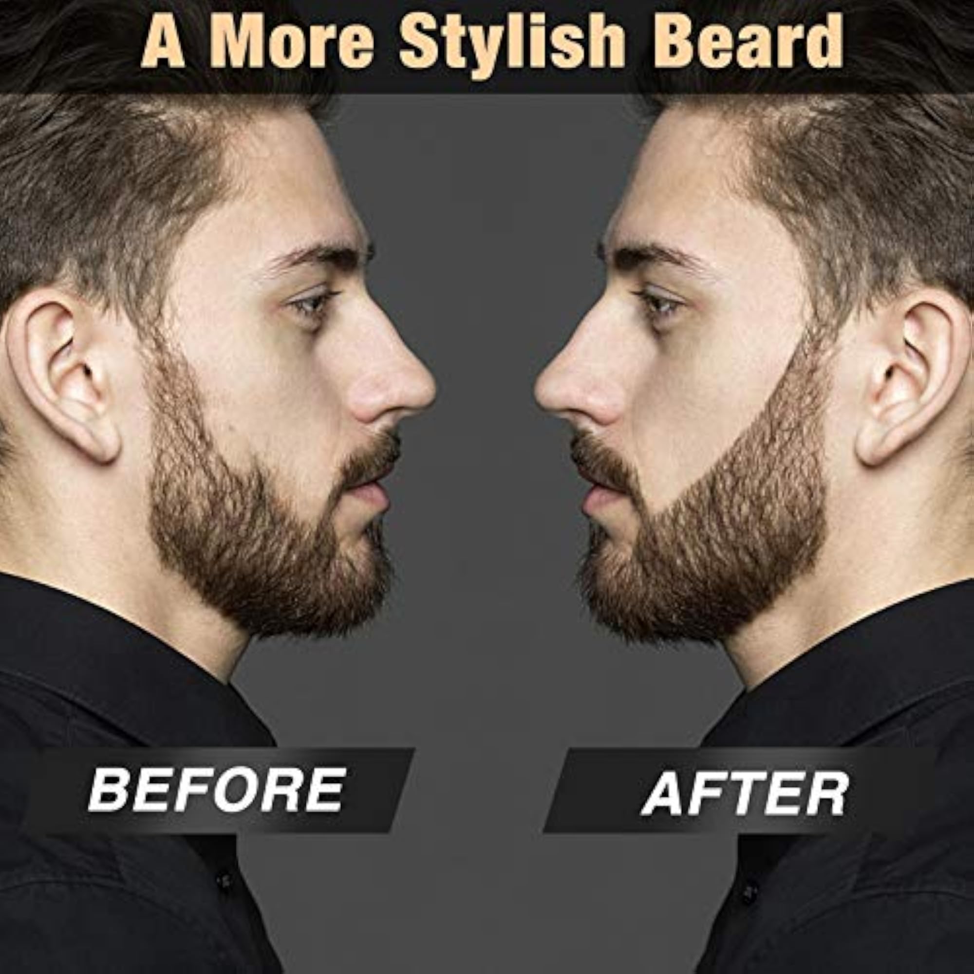 Beard Pencil Filler for Men, Waterproof Long Lasting Coverage
