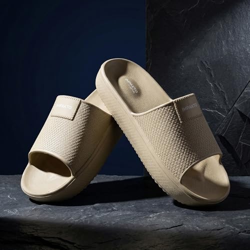 Image of Impakto By Ajanta Sliders for Men || Waterproof & Everyday Flip Flops for Gents || Slippers with Cushion Foot Bed || Anti-Slip Sole || Sweat Free || Super Flexible