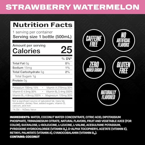 Image of PRIME Hydration Drink, Strawberry Watermelon, Naturally Flavored, No Artificial Colors, 500ml (Product Of UK) From DECADENT