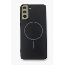 Samsung Galaxy S21 FE Uyumlu Kamera  k nt l  Magsafe Wireless  arj  zellikli Sert Sararmaz Silikon K l f