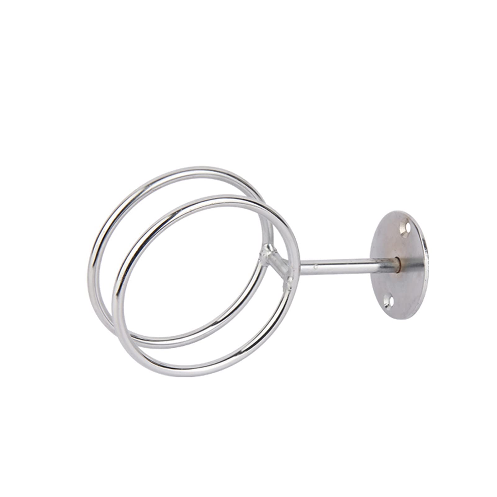 Soporte para secador de Pelo de Acero Inoxidable, Estante para Herramientas para el Cuidado del Cabello, Soporte para secador de Pelo de Montaje en Pared, Adecuado para baño, Barbe