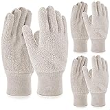 Syhood 3 Pairs Silver Polishing Cleaning Gloves Jewelry Polishing Anti-Tarnish Removal Gloves for Jewelry, Gold, Brass, Copper, Blinds, Debris, Ring, Stainless, Metal