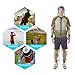 doorslay Fishing Suit - Mesh Bug Suit for Outdoor with Jacket, Pants, Hood & Gloves for Fishing, Hiking, Hunting, Camping
