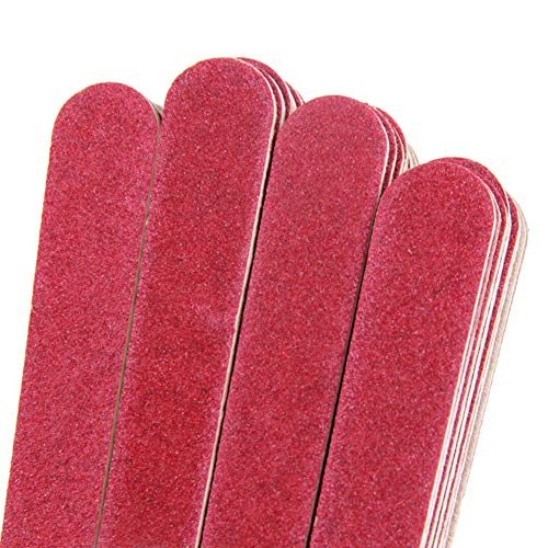 ZHOUBA 10/40Pcs Nail Files, Wood Nail Art Sanding Buffer Buffing Block Polish Files Manicure Tool 10pcs