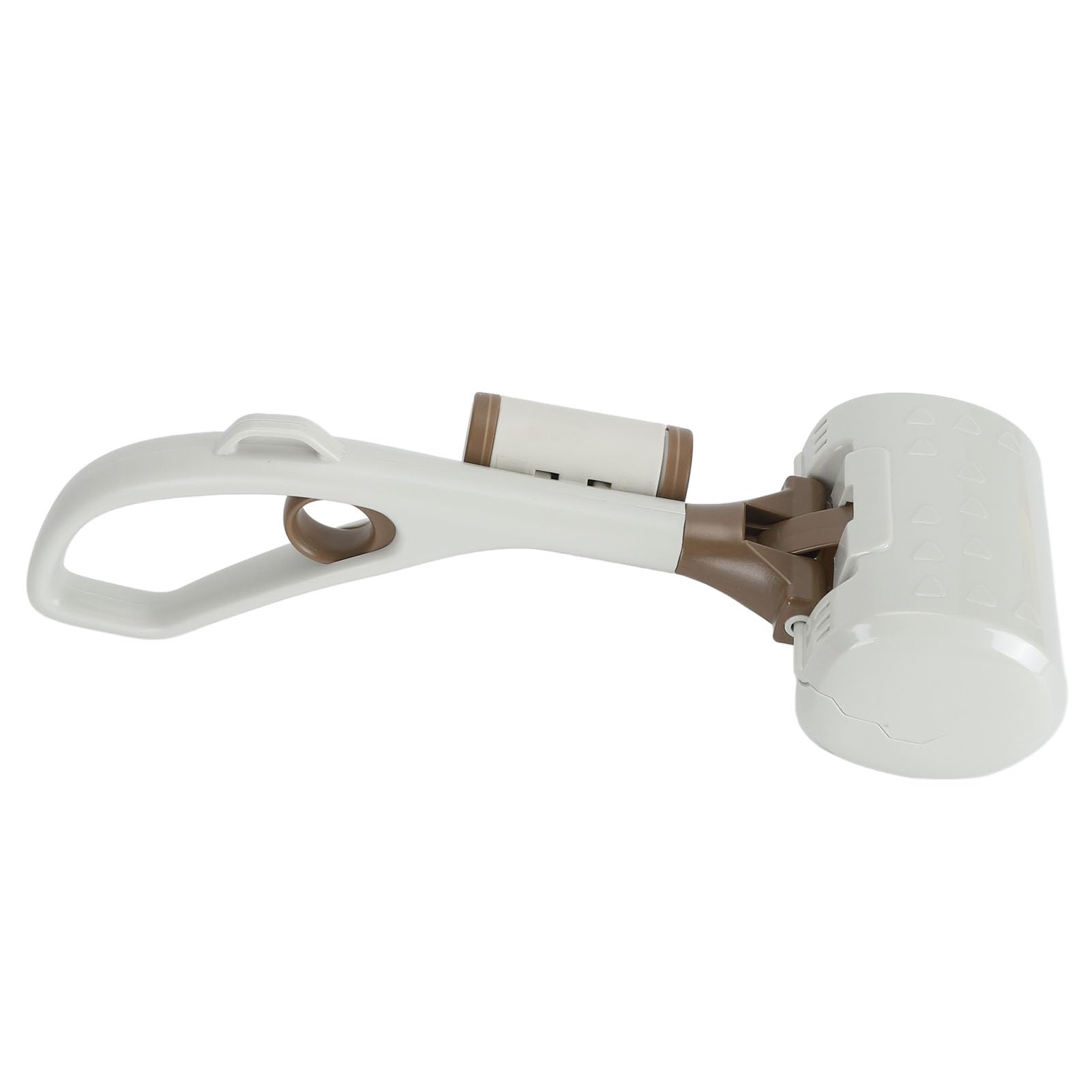 Ramasse-crottes for Animaux avec Support for Sac | Pelle légère à Long Manche for Jardin, Parc et | Design Ergonomique, matériau ABS Robuste | Ramassage sans courbure (Gris)(White)