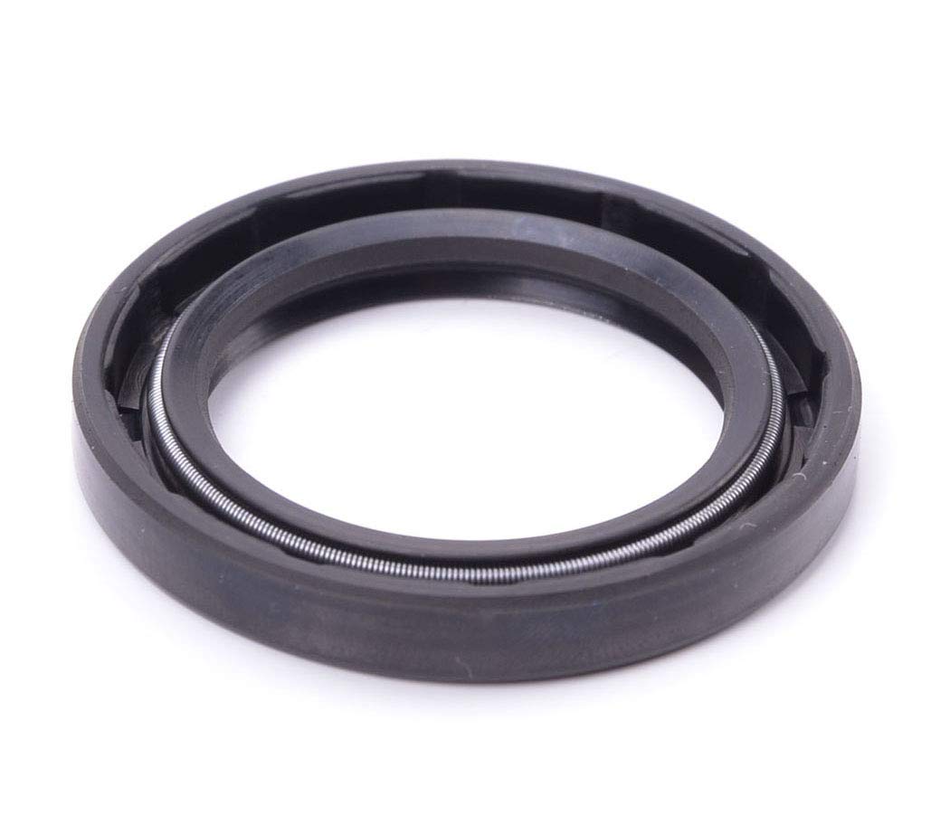 EAI Oil Seal 18mm X 35mm X 7mm TC Double Lip With Spring - Nitrile Rubber Metal Case Seal For Automotive