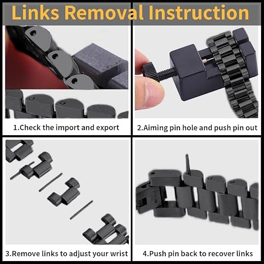 Stainless Steel Medical ID Bracelet for Men & Women - Custom Engraved Medical Alert ID Bracelet for Men & Women - Essential Health Information Wristband - Emergency Safety Accessory 6