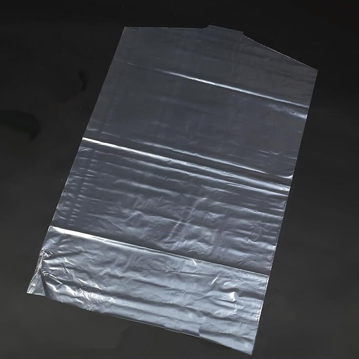 Miniatura 2 de 50 fundas desechables transparentes para ropa, bolsas de limpieza en seco, bolsas de plástico para ropa, cubierta antipolvo, cubierta de ropa