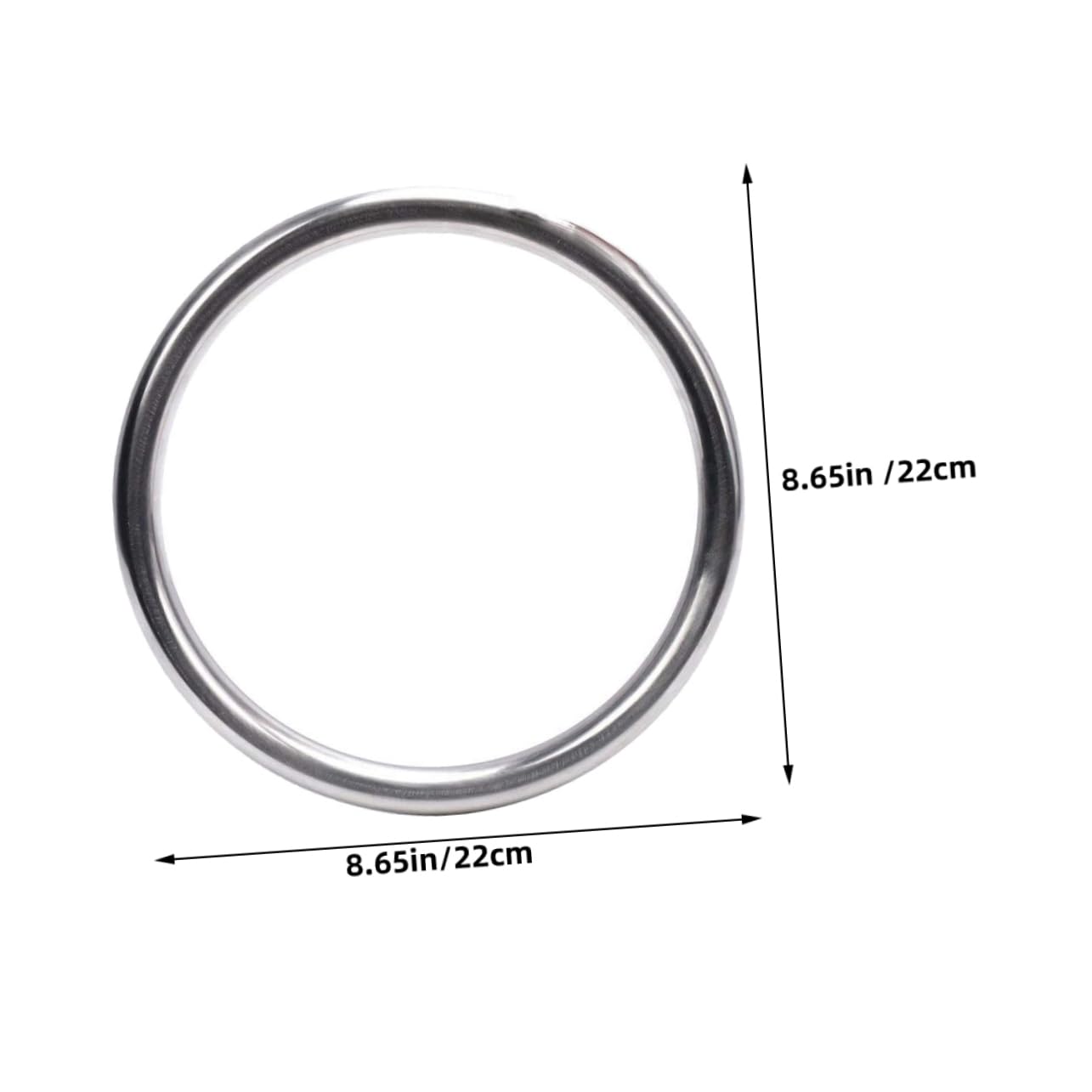 SUPVOX 2 Piezas Anillo de Acero Inoxidable Wing Chun Circulo de Entrenamiento Kung-fu