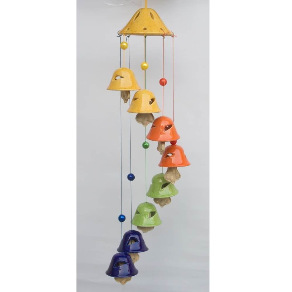 Jetwals Ceramic Wall and Décor 8 Bells Decorative Windchimes with Great Sound (Ceramic Wind Chime Pack of 1)-image-28