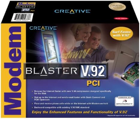 Creative Labs Modem Blaster V.92 PCI (Internal DI5633)