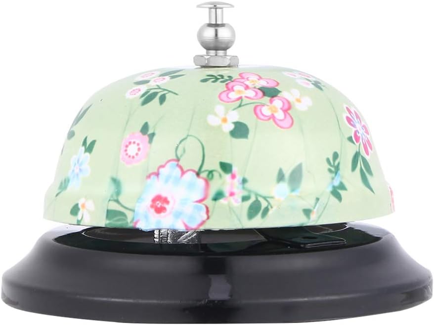 TOYANDONA Call Service Bell Desk Bell Reception Areas Call Bells Customer Service Bell Ring Pet Training Bells for Hotels Schools Restaurants Reception Areas (Random Style) : Office Products