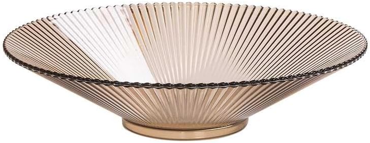 Round Fruit Bowl Living Room Coffee Table Dish for Snacks Candies