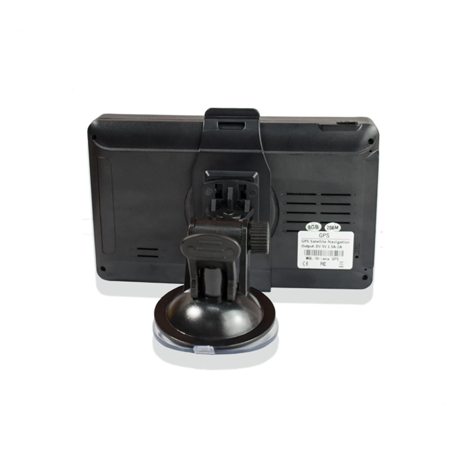 7" HD Coche GPS Navegación 8G RAM 128-256MB FM Bluetooth Avin Mapa de Europa Sat Nav Camión GPS Navegadores GPS para Coche CamióN Autocaravana (Size : 128-256MBSunshade)