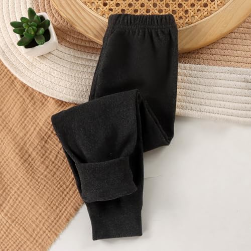 Toddler Fleece Pants Boys Girls Cotton Trousers Soft Pull on Pants Warm Fall Winter Pant Kids Stretch Joggers Pant2