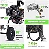 4200PSI Pressure Washer 4.0GPM Gas Power Washer 212CC Gas Powered Washing Machine Commercial High Pressure Washer with 25ft Hose&5 Nozzles for Patio Garden Yard Vehicle,EPA/CARB/ETL