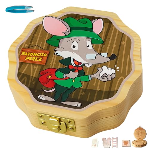 METACREART Casita Ratoncito Perez, cajita dientes ratoncito perez, puerta ratoncito perez, caja dientes de leche niña, caja dientes de leche niño, raton perez, ratoncito perez puerta magica