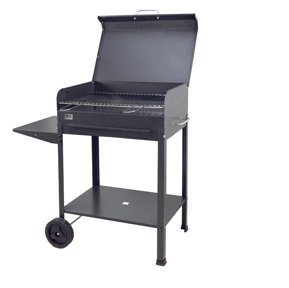 Barbecue Artigianale Tipo Pesante 70x40cm POLIFEMO - Peso 26kg - con Coperchio Artigianferro Made in Italy