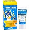Triple Paste Diaper Rash Cream for Baby – 3 oz Tube – Zinc Oxide Ointment Treats, Soothes and Prevents Diaper Rash – Pediatrician-Recommended Hypoallergenic Formula with Soothing Botanicals