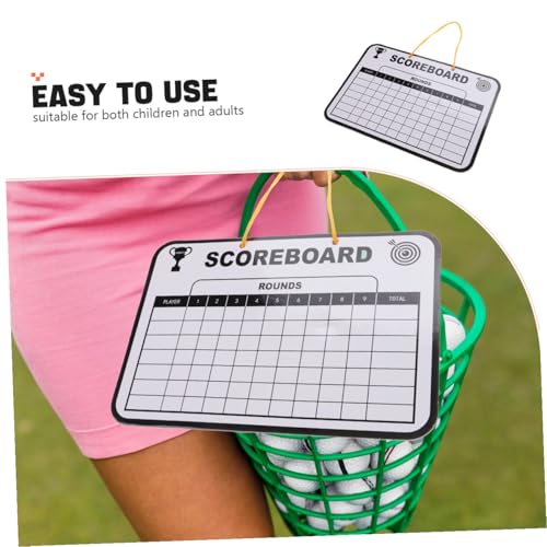 Pizarra de puntuación para golf de borrado en seco miniatura 3