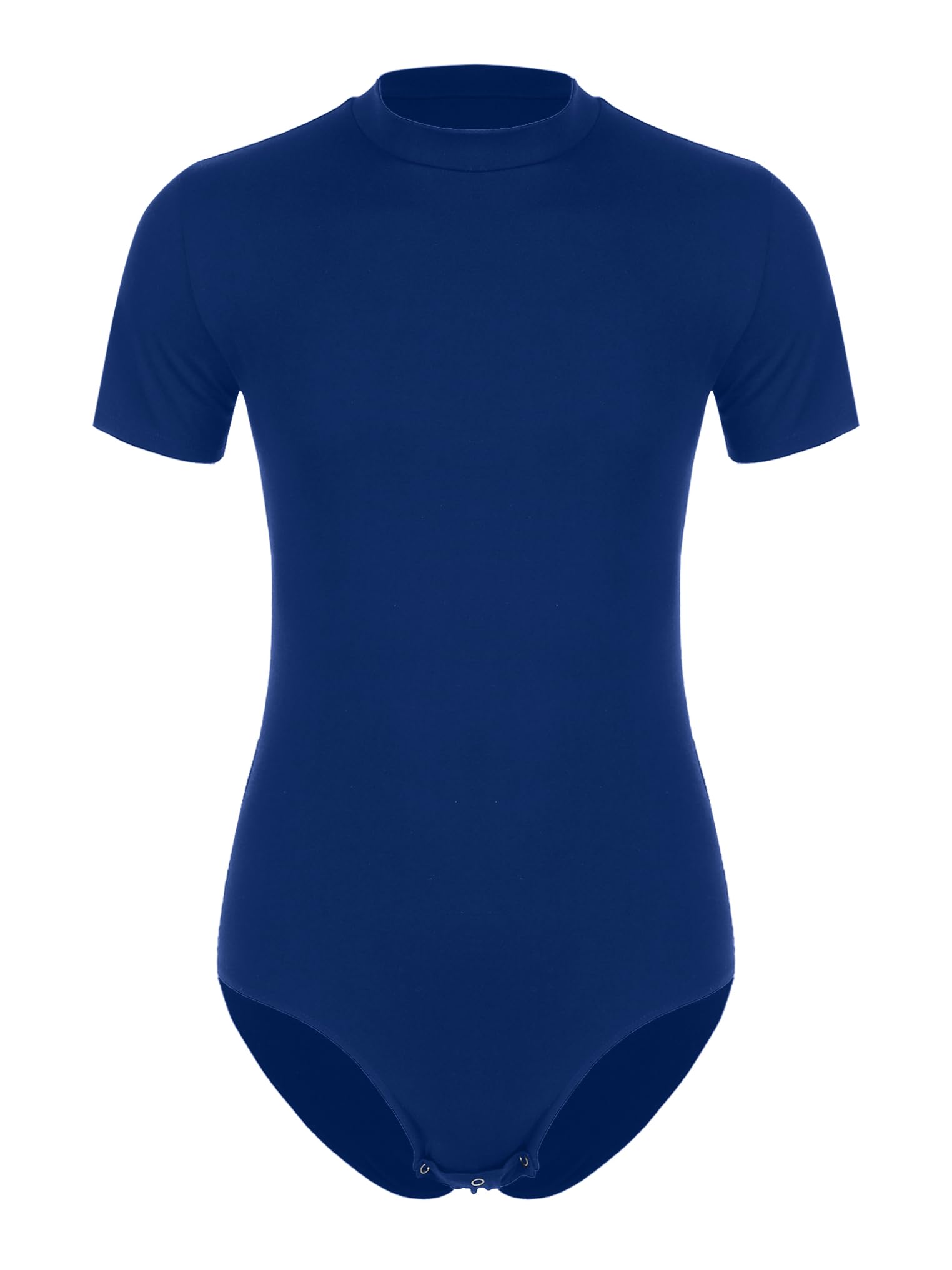 Mono Corto Hombres Ajustado Body Manga Corta Ropa Interior Depottivo Fitness Bodysuit Leotardo de Algodón Maillot Gimnasia Ritmica Camisetas Verano