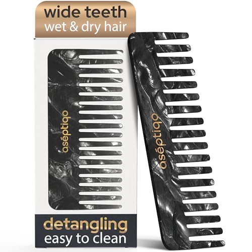 Aseptiqo Wide Tooth Comb Marble