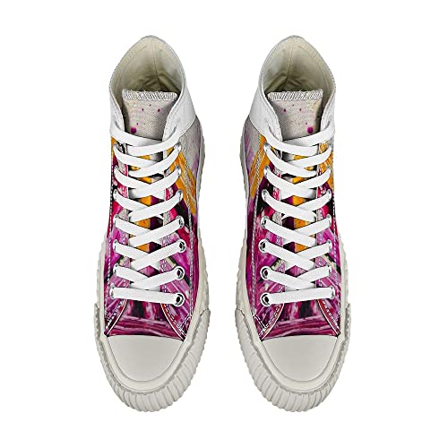 Baskets Purple City pour aller en cours ou marcher en ville look branché
