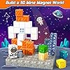 51bb3gdespl - Magnetic Blocks, Build Mine Magnet World Set, Magnetic Tiles Building Toys for Boys & Girls Age 3-5 5-7, STEM Montessori Sensory Toys for Toddlers Gifts for 3+ Years Old, Kids 3D Construction Toys