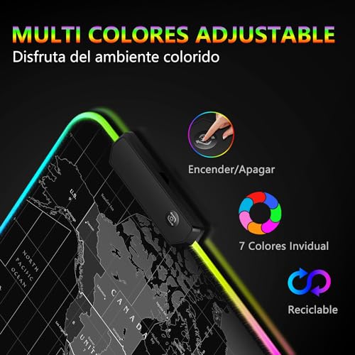 Listado y reviews de Alfombrilla RGB ratón - cinco favoritos. 5 Imagen adicional