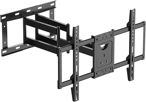 Tilting TV Wall Mount for Most 32-98 inch TVs up to 80 kg/176 lbs, Low Profile TV Mount with Swivel Tilt Extendable Arms, Sturdy TV Wall Mount Bracket Max VESA 600x400mm