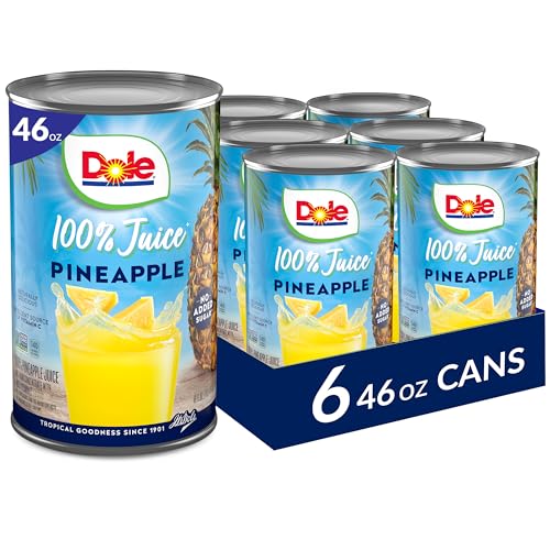10% coupon - ★Dole 100% Pineapple Juice, 46oz, 6 Cans