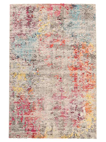 Rugvista Monet, Alfombra Moderna, Pelo Corto, 200 X 300 Cm, Rectangular, Calidad Cert. Oeko-Tex Standard 100, Polipropileno, Pasillo, Dormitorio, Cocina, Salón, Comedor, Despacho, Multicolor Rugvista Monet, Alfombra Moderna, Pelo Corto, 200 X 300 Cm, Rectangular, Calidad Cert. Oeko-Tex Standard 100, Polipropileno, Pasillo, Dormitorio, Cocina, Salón, Comedor, Despacho, Multicolor