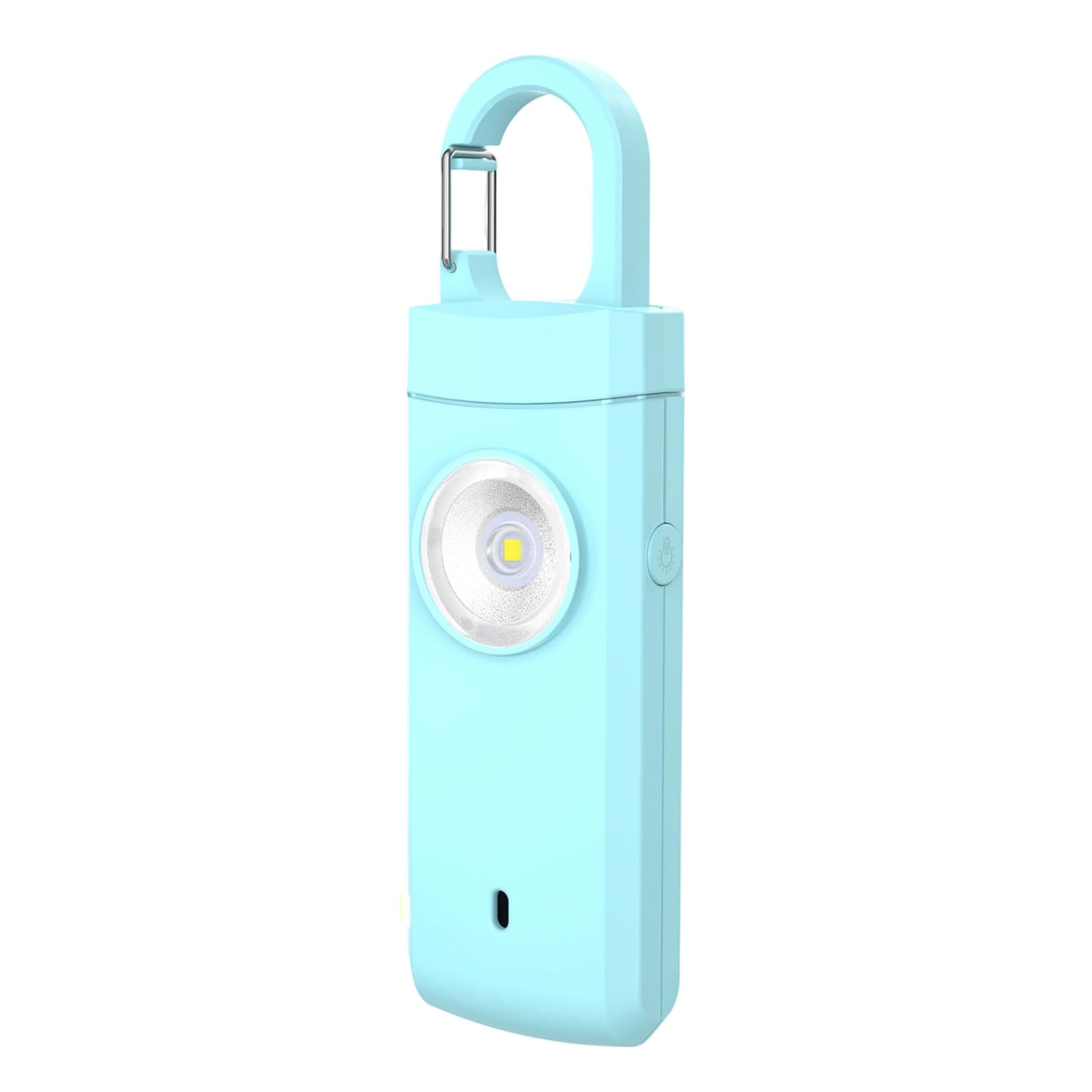 Personal Alarm - Loud Siren 130dB Type-C Rechargeable Security Equipment | Self Defense Keychain with LED Flare, Safety Accessory for Kids Commuting Walking Hotel Travel Camping Running Night Door