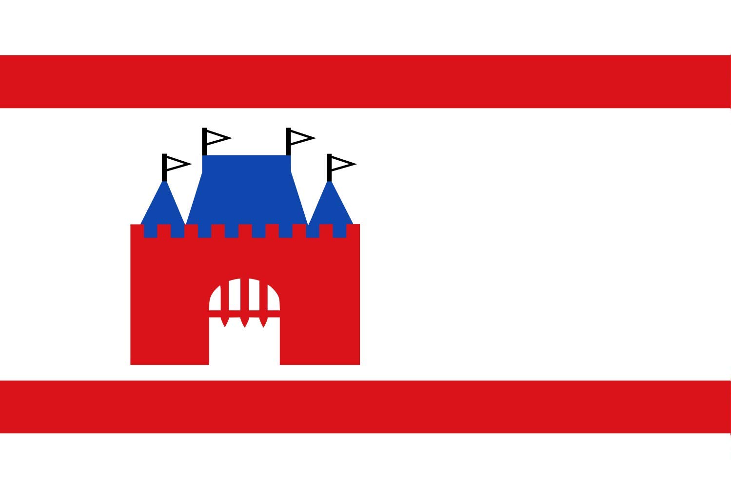 Drapeau Elburg 1970 pour pavoiser vos façades et événements