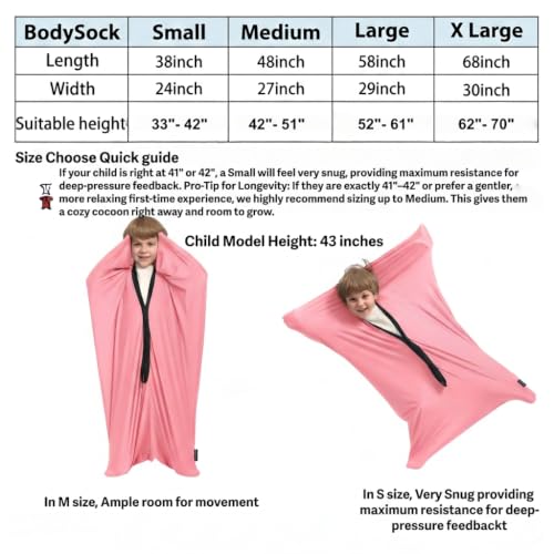 Image of Sensory Body Sock (Pink, X Large)
