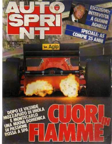 Autosprint 22 Maggio 1985 Intervista a Gianni Agnelli